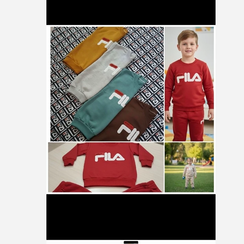 بلوز شلوار پسرانه طرح fila