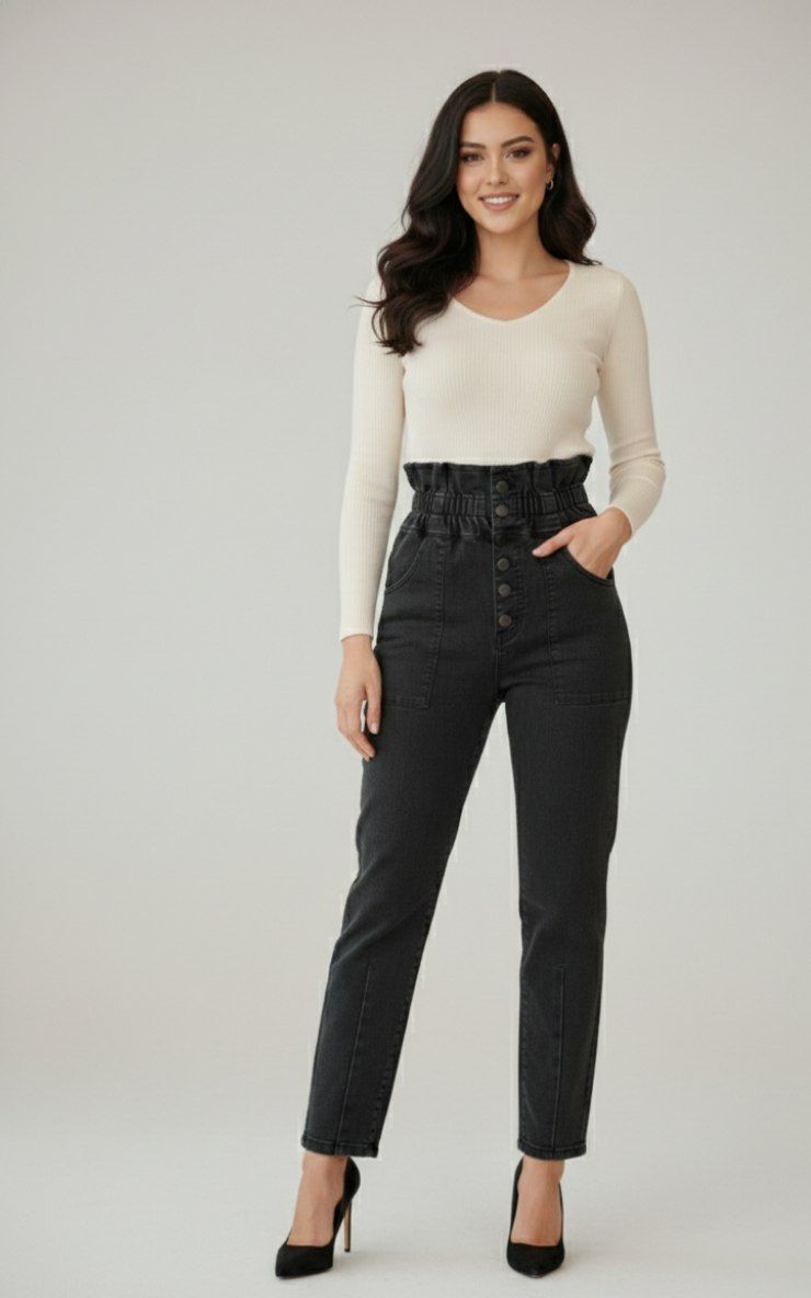 شلوار زنانه مام استایل طرح لی