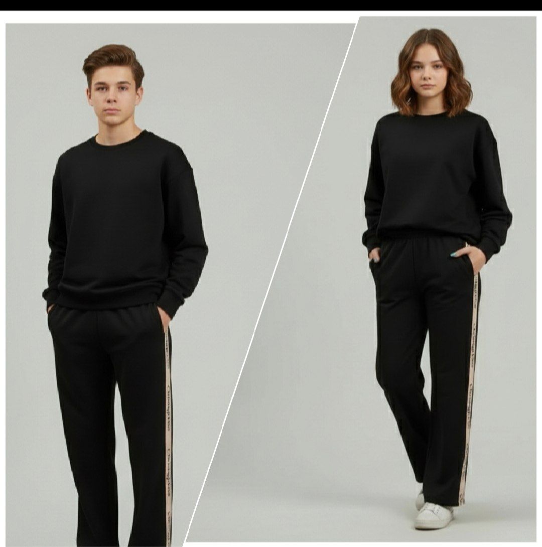 شلوار بگ  گلکسی تمام نخ مدل  نوار دار دخترانه پسرانه