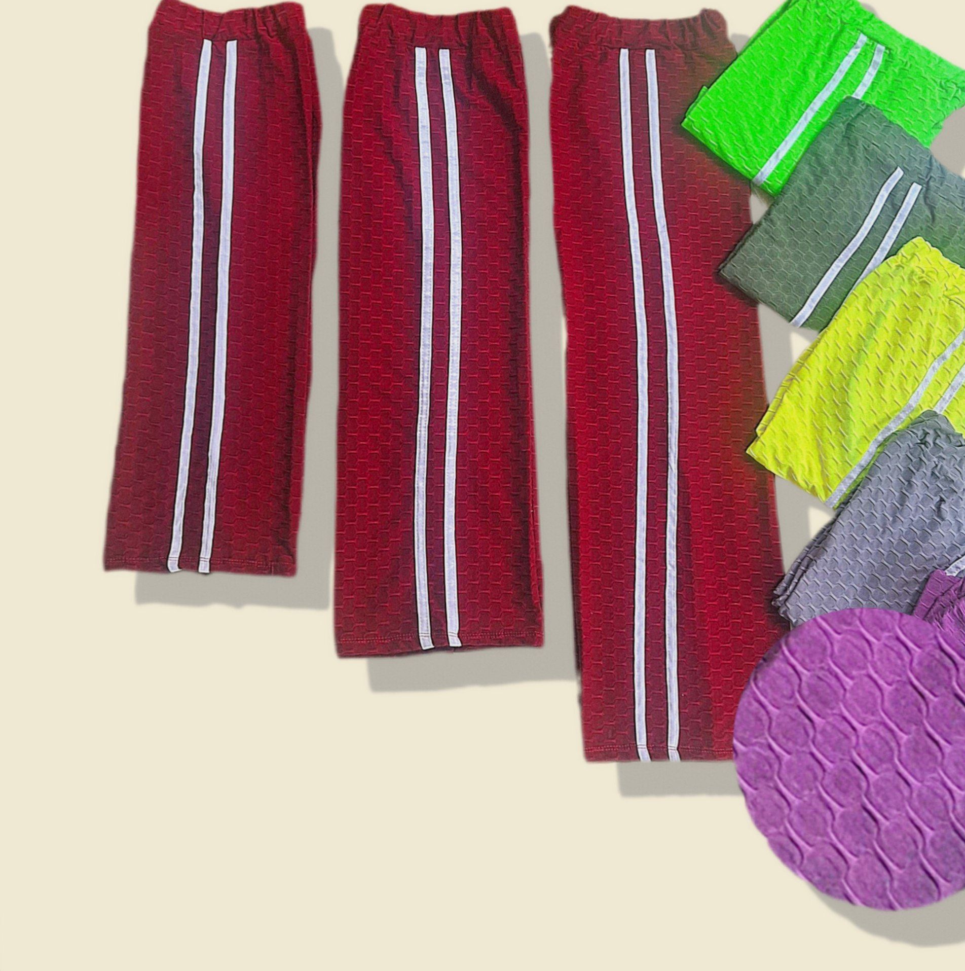 شلوار بگ سلولیت دخترانه نوار دار