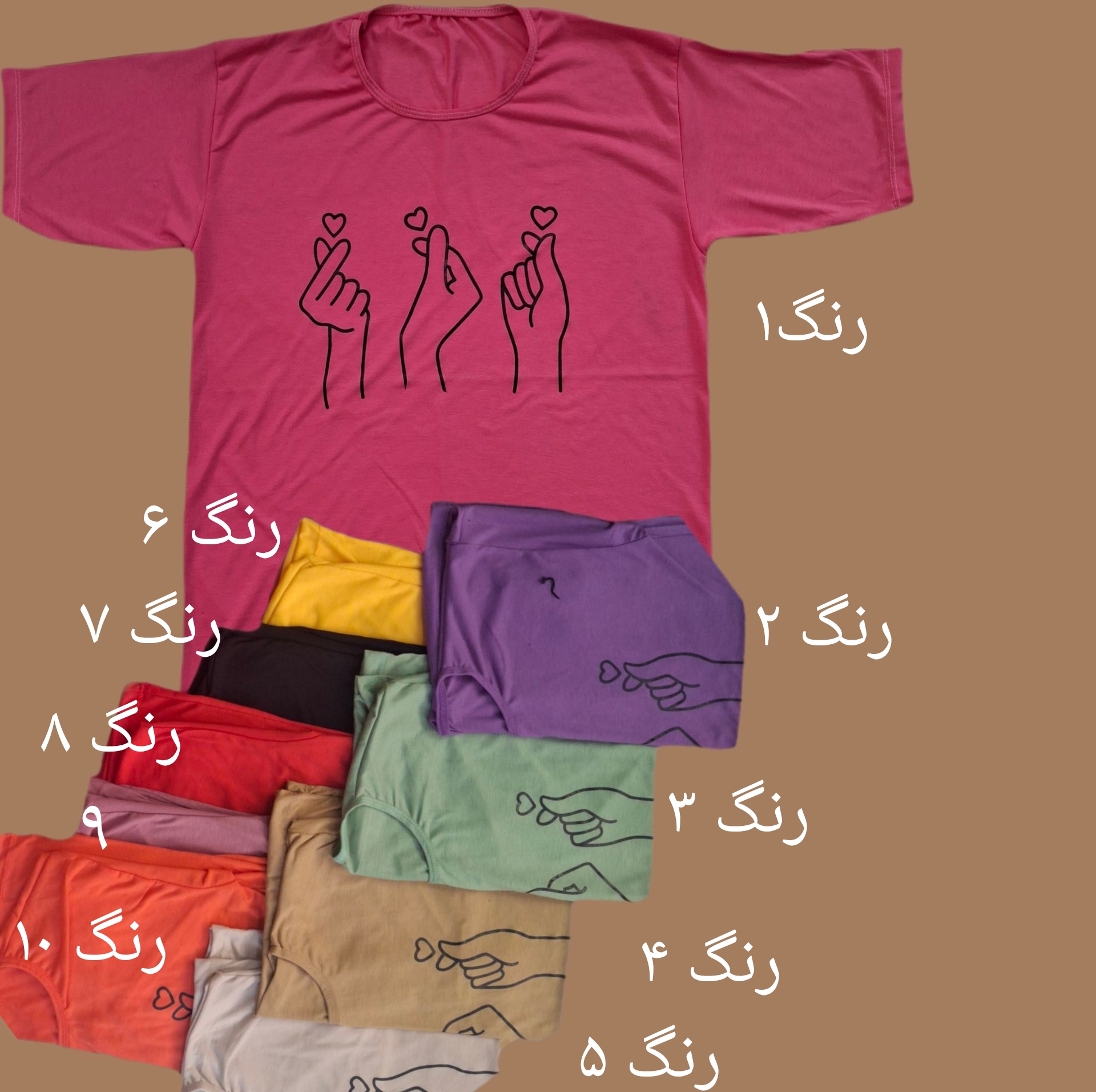 تیشرت زنانه اسپان لاکرا دار