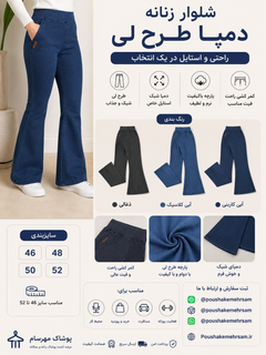 شلوار زنانه دمپا طرح لی